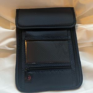 New, RFID blocking passport bag